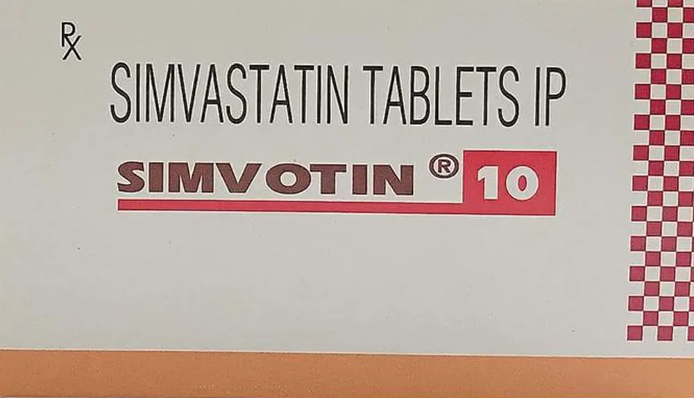 Simvotin 10mg Strip Of 10 Tablets