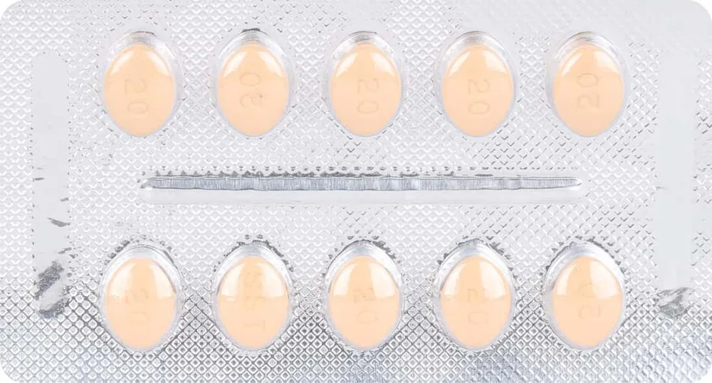 Simvotin 20mg Strip Of 10 Tablets