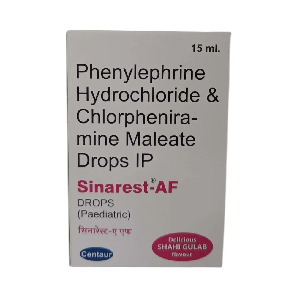Sinarest Af Shahi Gulab Flavour Bottle Of 15ml Drops