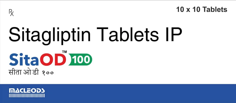Sita Od 100mg Strip Of 10 Tablets