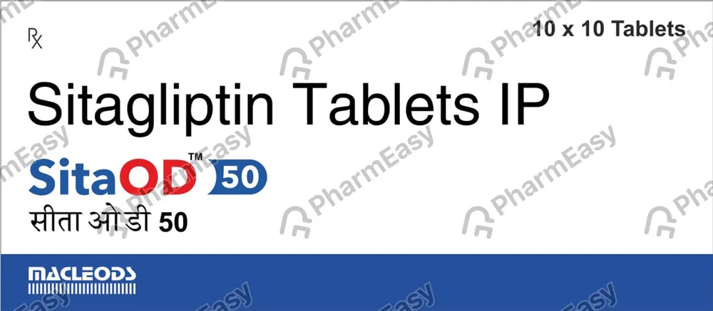 Sita Od 50mg Strip Of 10 Tablets