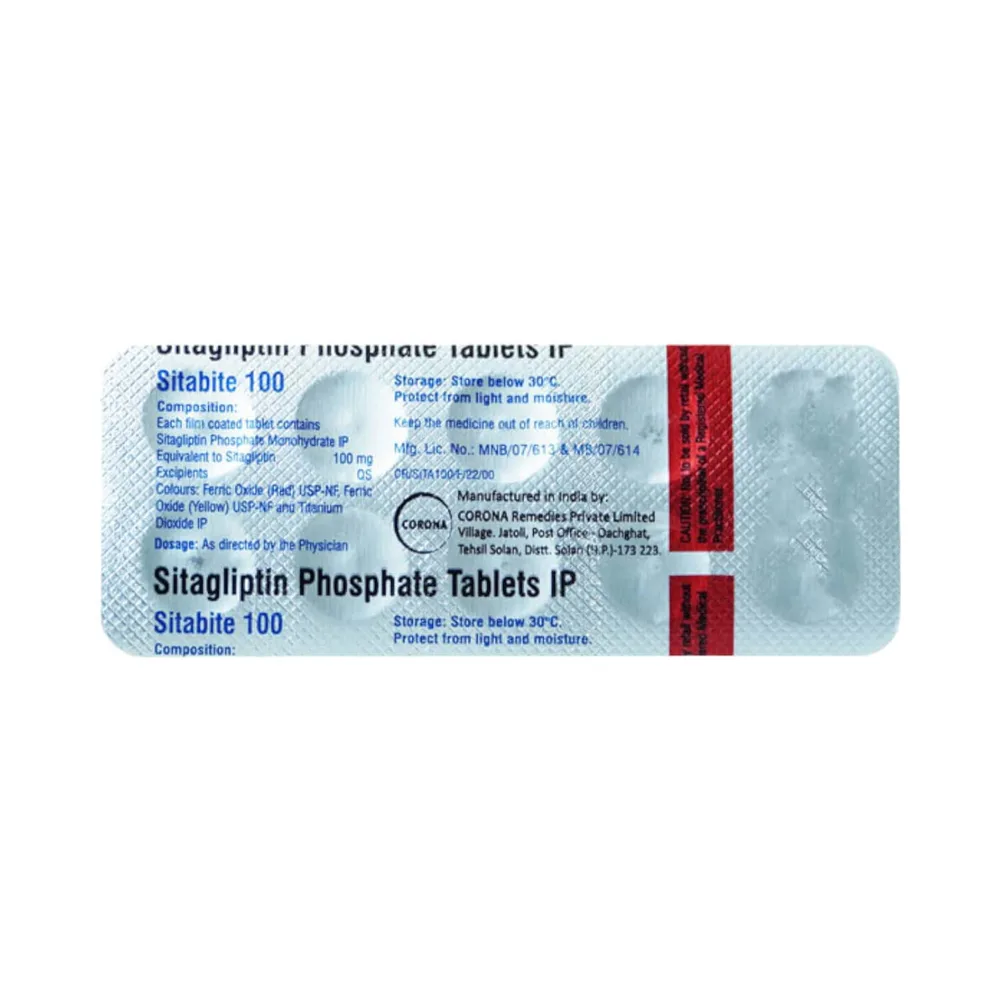 Sitabite 100mg Strip Of 10 Tablets