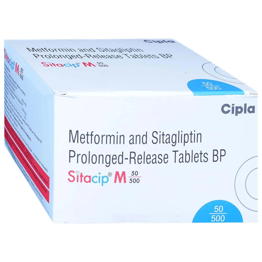 Sitacip M 50/500mg Strip Of 10 Tablets