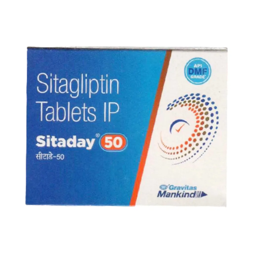 Sitaday 50mg Strip Of 15 Tablets