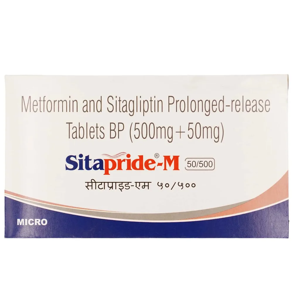 Sitapride M 50/500mg Strip Of 10 Tablets