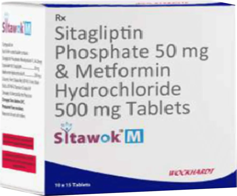 Sitawok M 50/500mg Strip Of 15 Tablets
