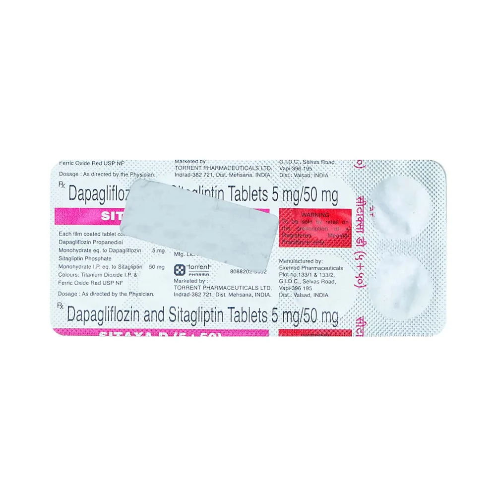 Sitaxa D 5/50mg Strip Of 10 Tablets