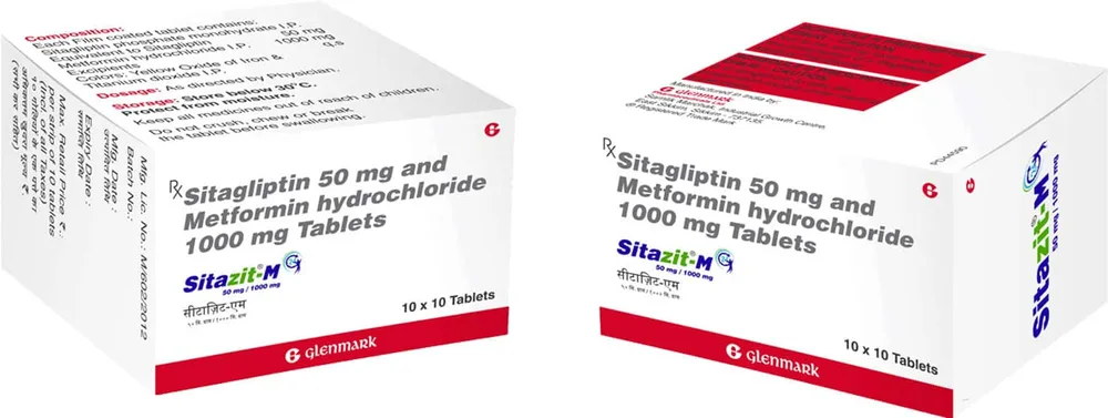Sitazit M 50/1000mg Strip Of 10 Tablets
