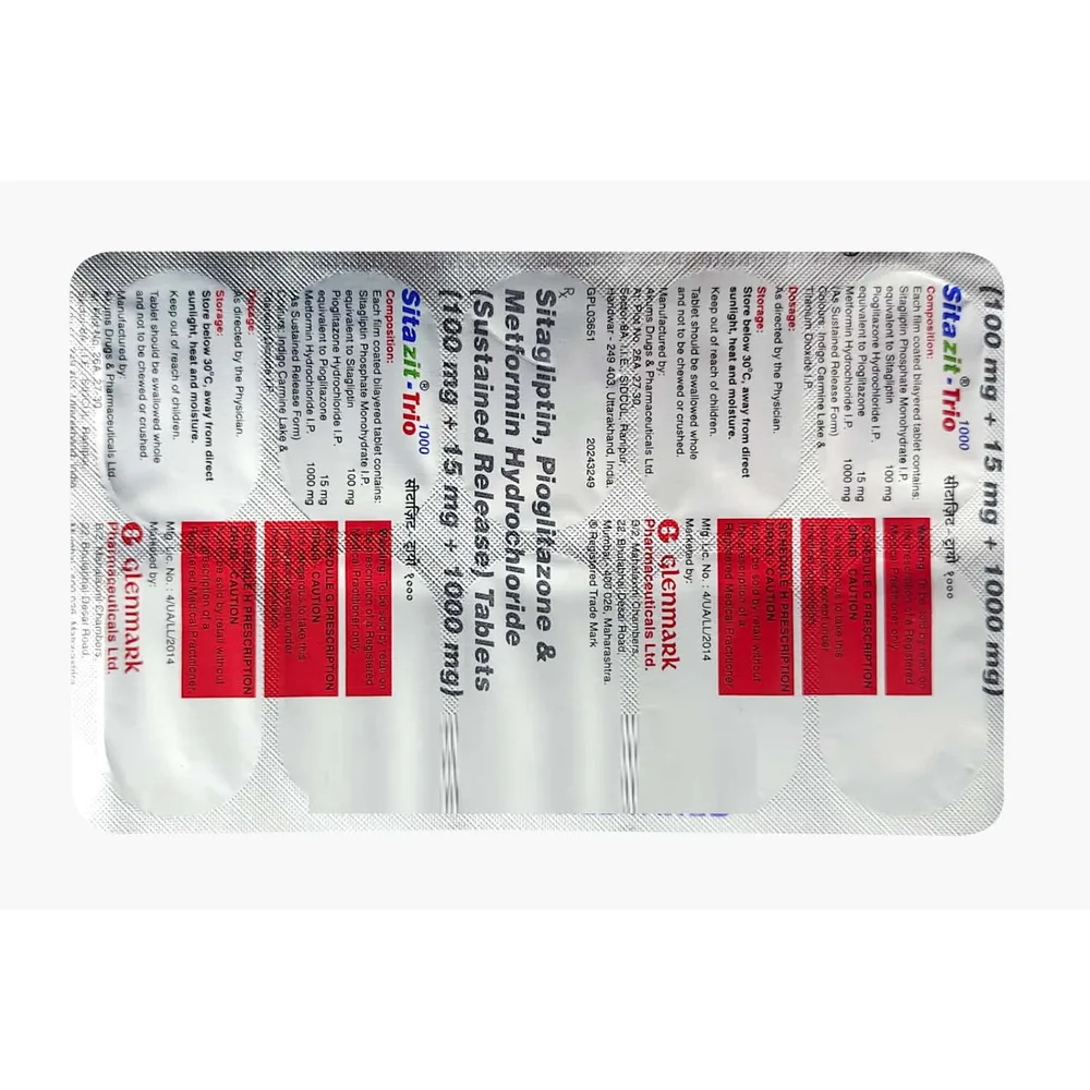 Sitazit-Trio 1000 Tablet