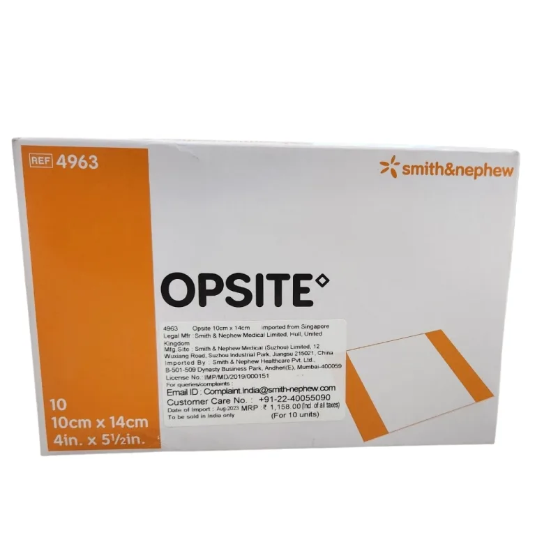 Smith AND Nephew (10 cm x 14 cm) Opsite