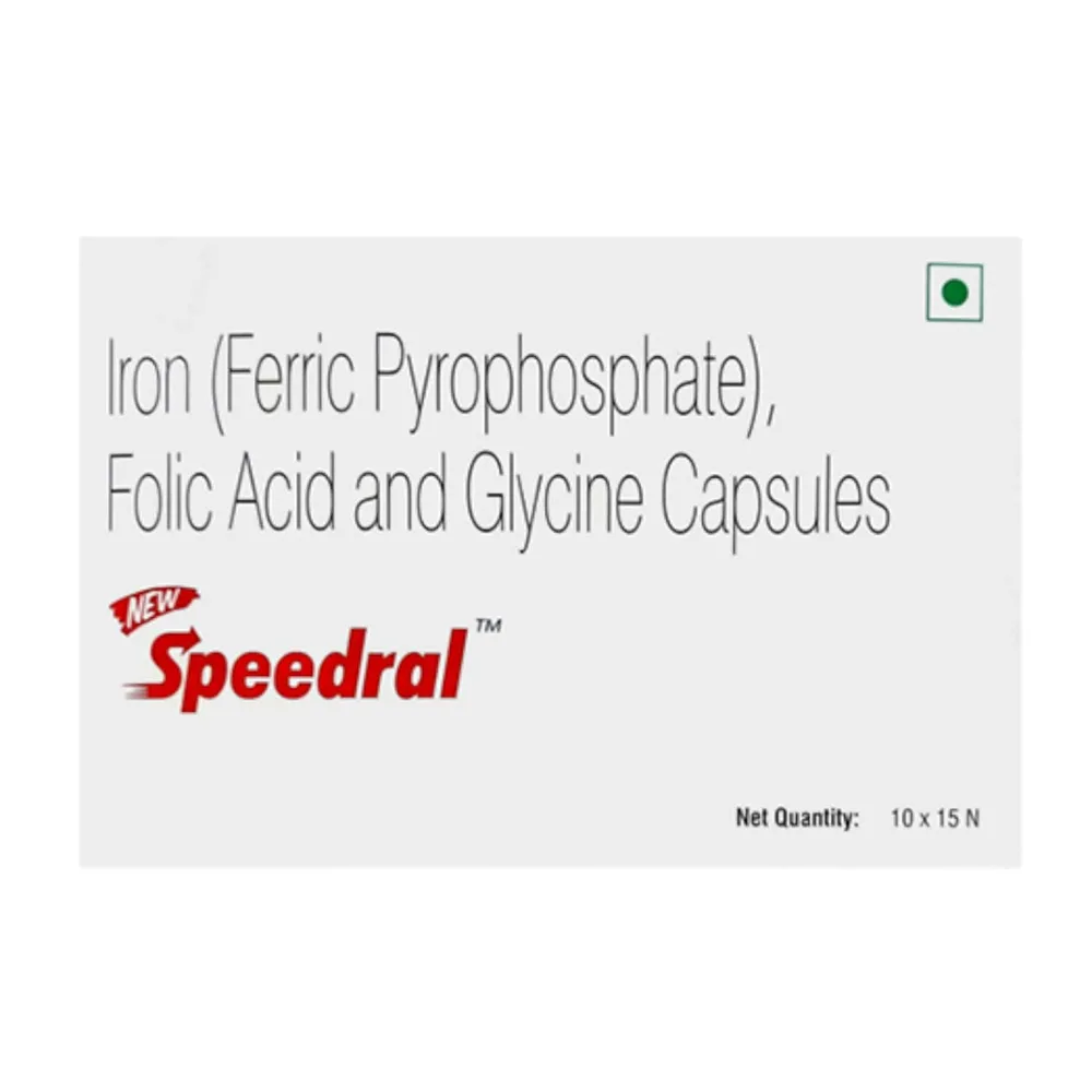 New Speedral Strip Of 15 Capsules