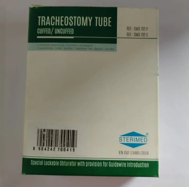 Sterimed Tracheostomy Tube Cuffed