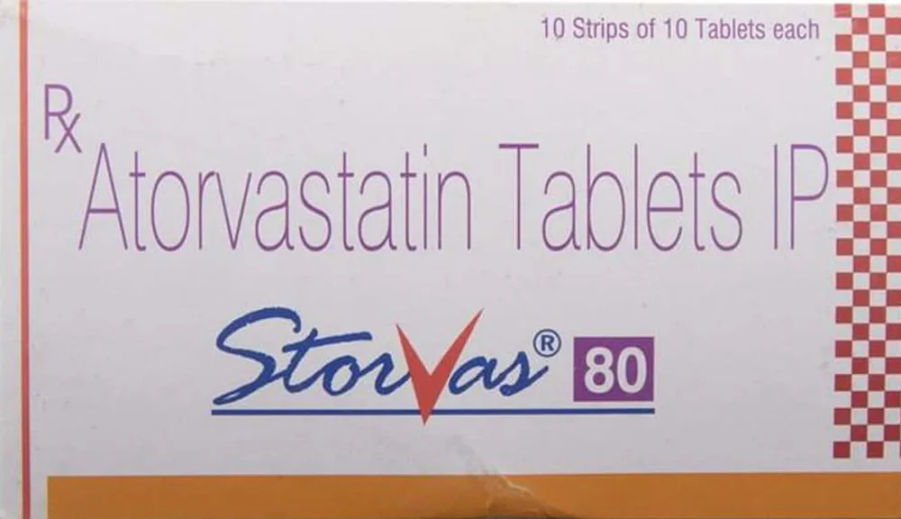 Storvas 80mg Strip Of 10 Tablets