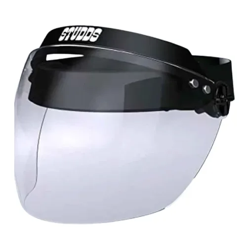 Studds Flip Up Face Shield with Movable Visor