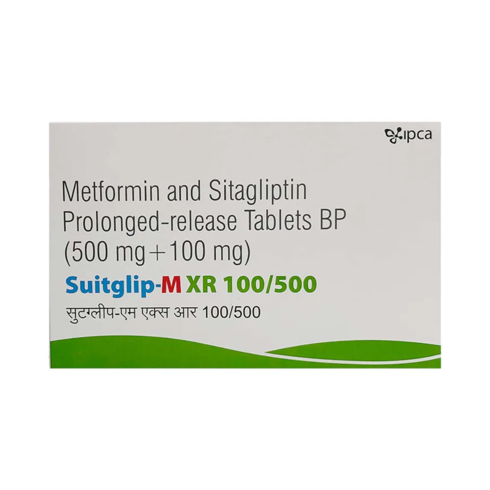 Suitglip M Xr 100/500mg Strip Of 10 Tablets