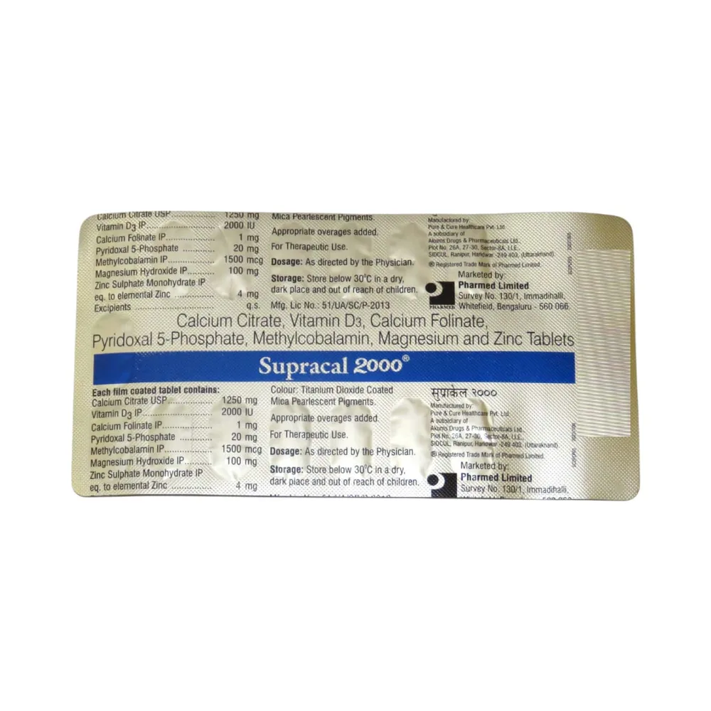 Supracal 2000 Tablet