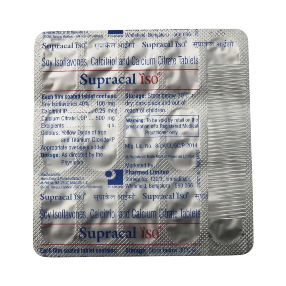 Supracal Iso Strip Of 15 Tablets