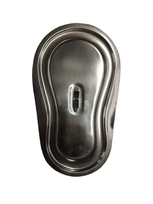 Premium Quality Stainless Steel Female Bed Pan with cover