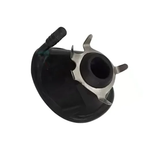 Black Latex Rubber Antistatic Face Mask Size 2