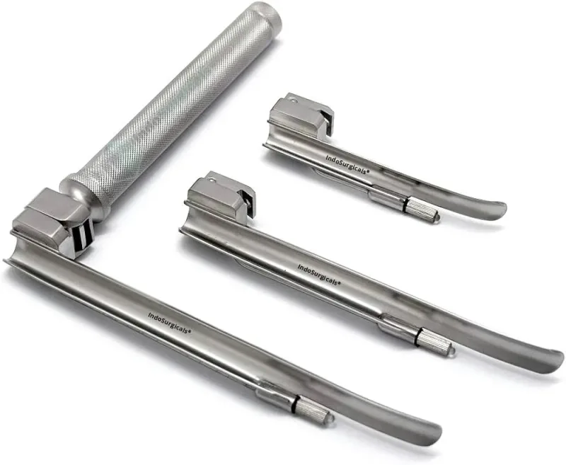 Laryngoscope Set With LED Light - 2 blade Child