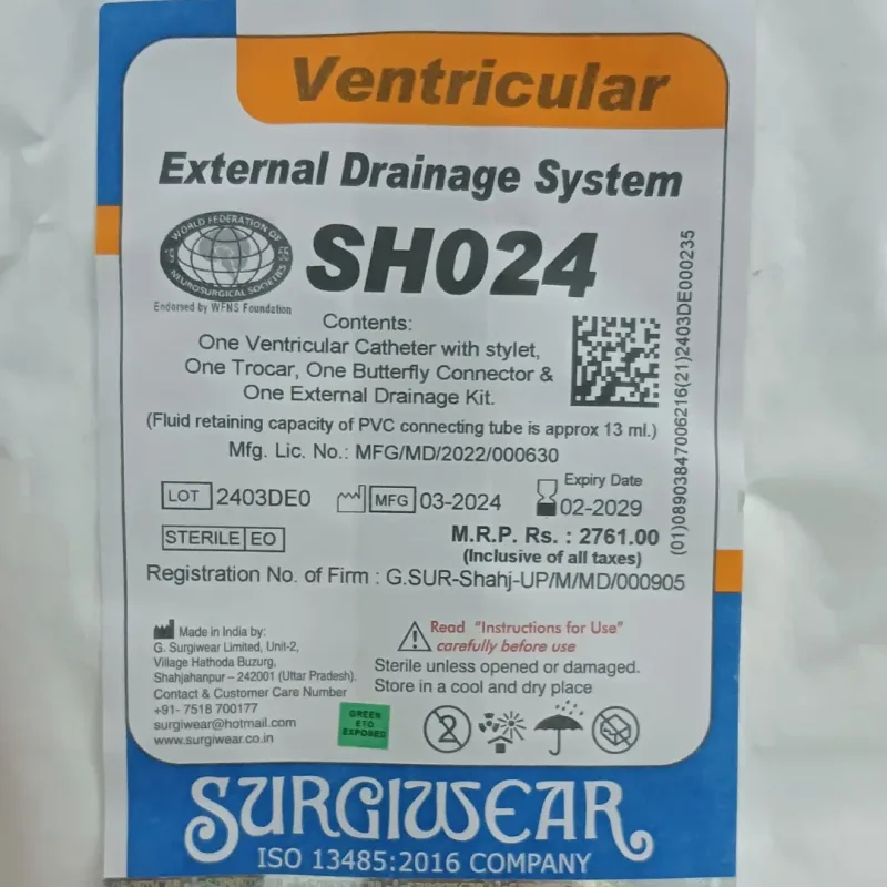 Surgiwear Ventricular External Drainage System (SH024)