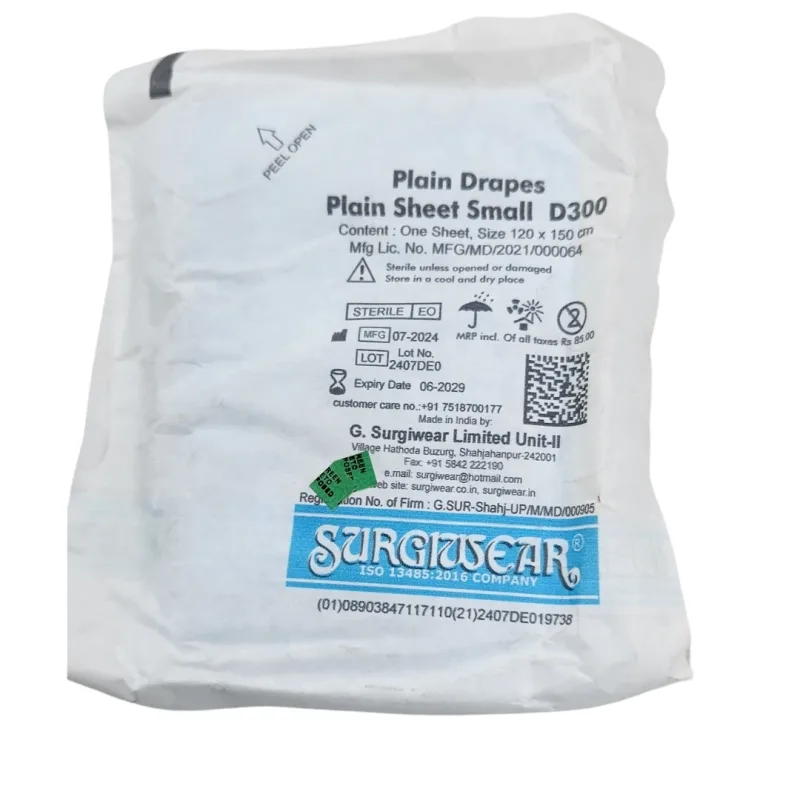 Plain Sheet- Small D300- Surgiwear