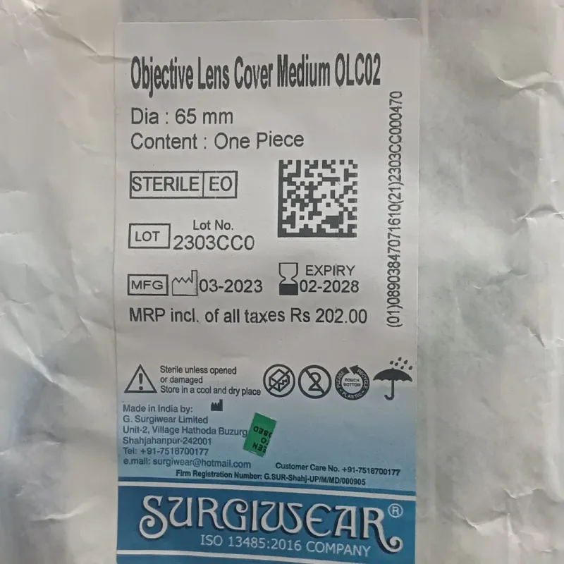 Surgiwear Objective Lens Cover(Medium) OLC02