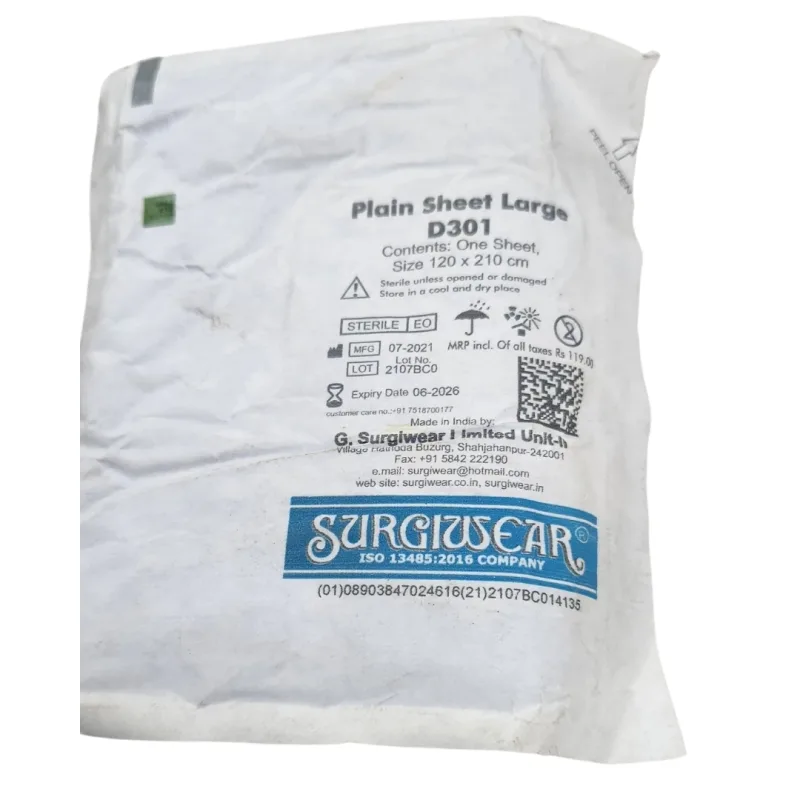 Surgiwear Plain Sheet Large