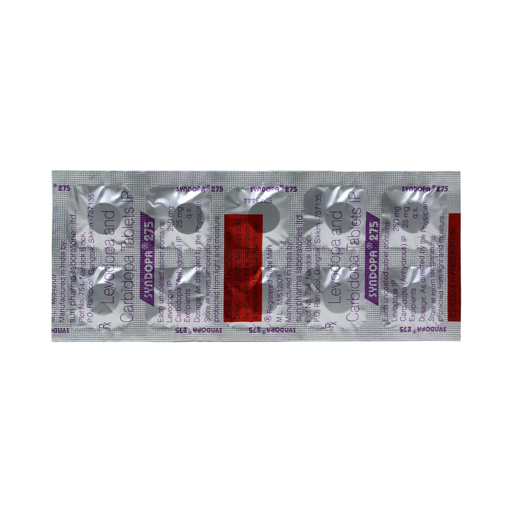 Syndopa 275mg Strip Of 10 Tablets