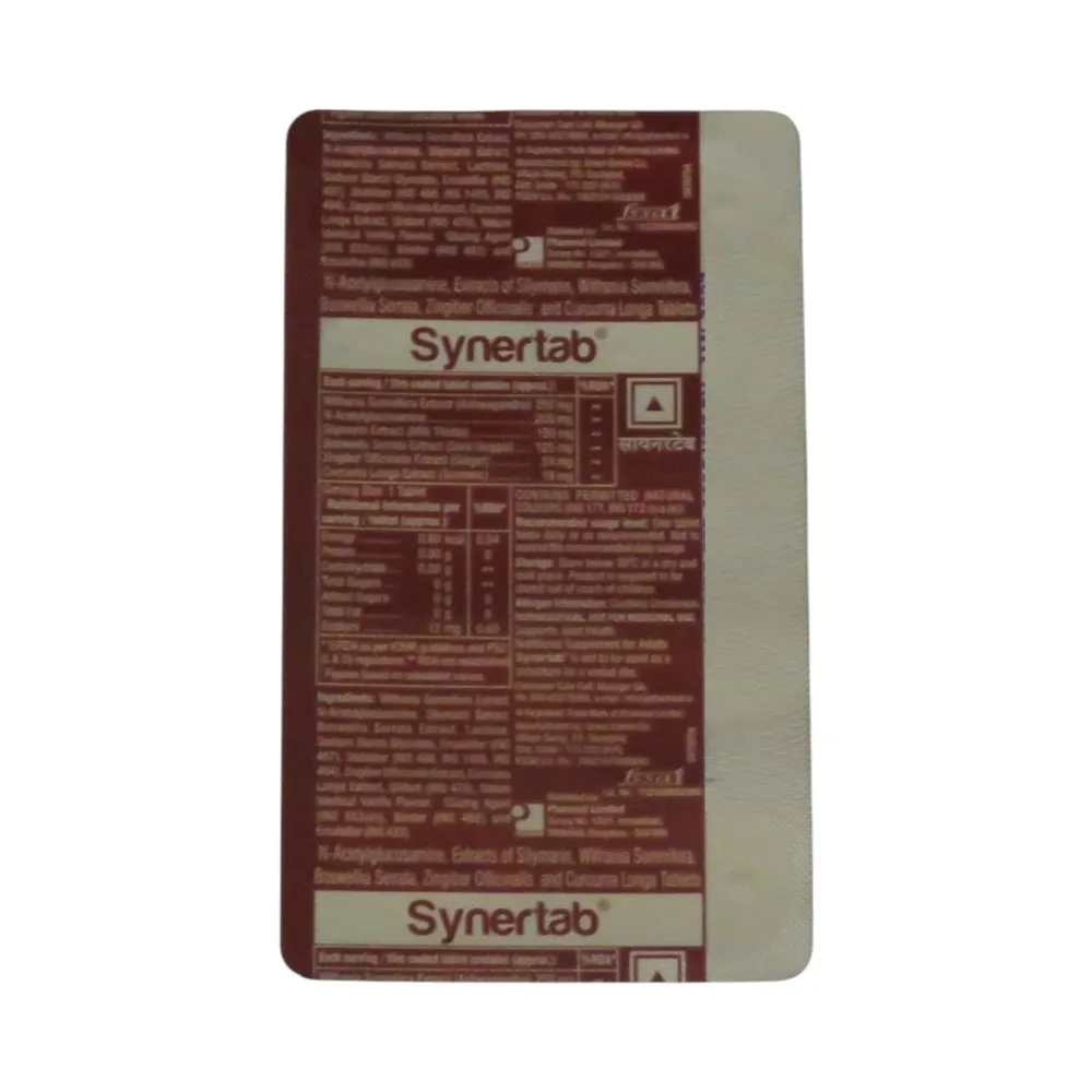 Synertab Strip Of 10 Tablets