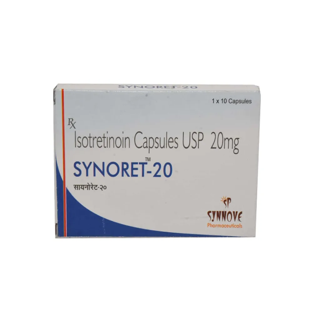 Synoret 20mg Strip Of 10 Capsules