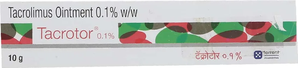 Tacrotor 0.1% Tube Of 10gm Ointment