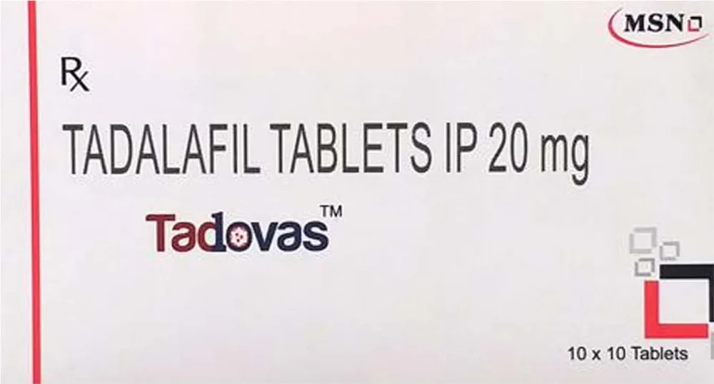 Tadovas 20mg Strip Of 10 Tablets