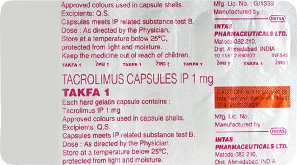 Takfa 1mg Strip Of 10 Capsules