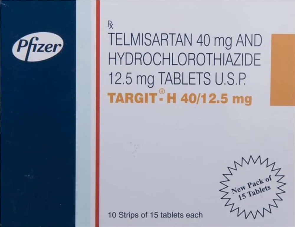 Targit H 40/12.5mg Strip Of 15 Tablets