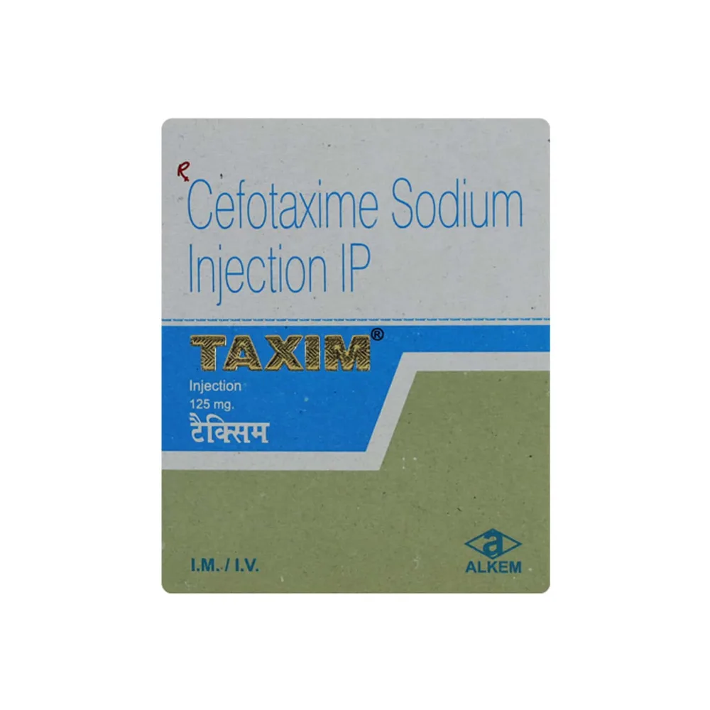 Taxim 125mg Dry Vial Of 1 Powder For Injection