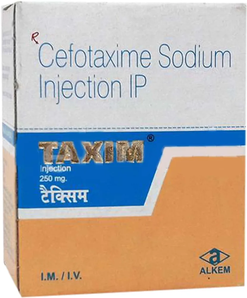 Taxim 250mg Dry Vial Of 1 Powder For Injection