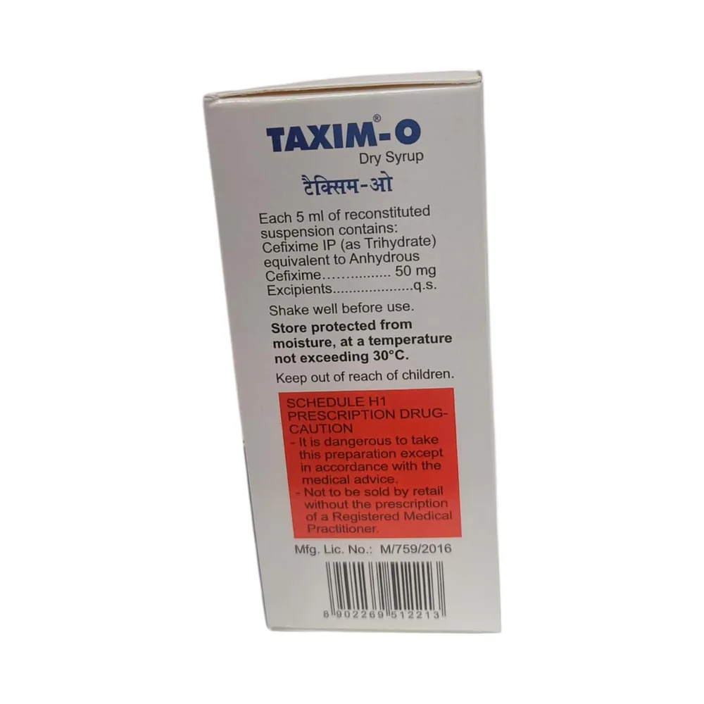 Taxim O Juicy Orange And Lemon Flavour Bottle Of 60ml Dry Syrup