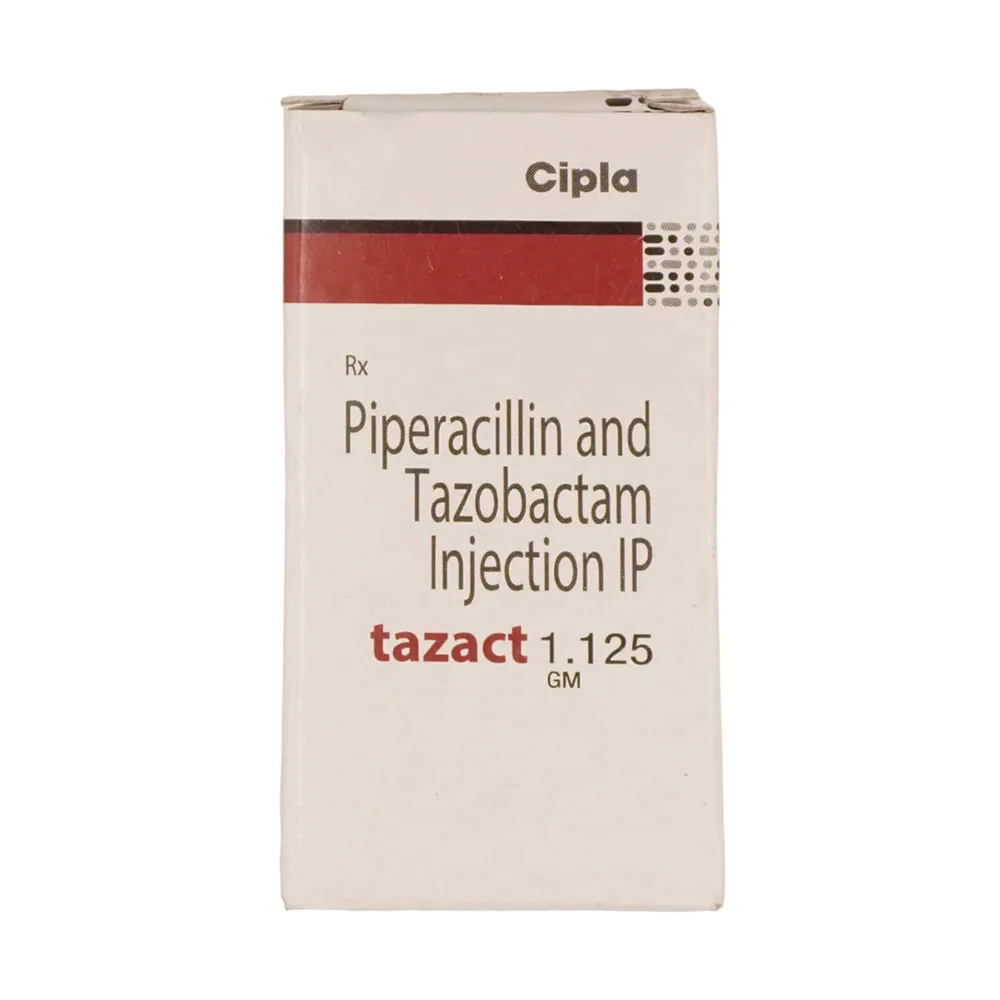 Tazact 1.125gm Dry Vial Of 1 Powder For Injection