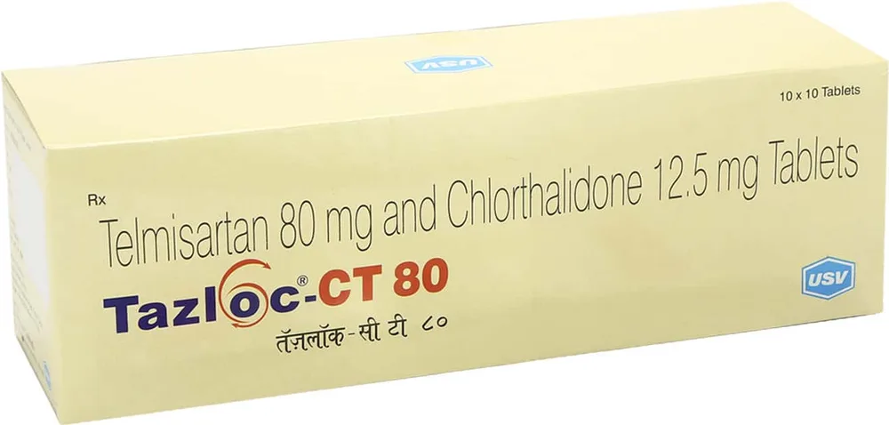 Tazloc Ct 80mg Strip Of 10 Tablets