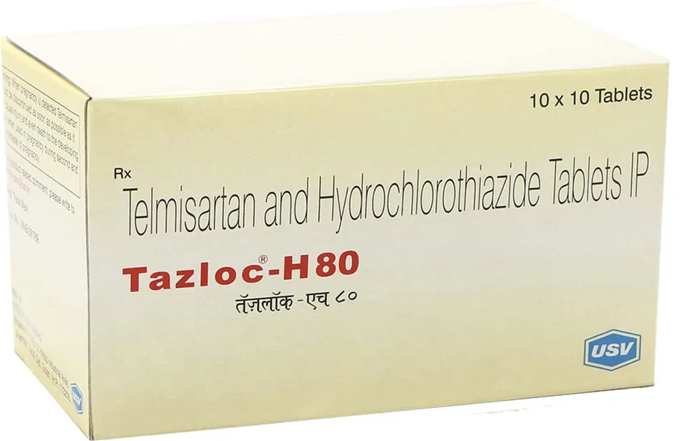 Tazloc H 80mg Strip Of 10 Tablets