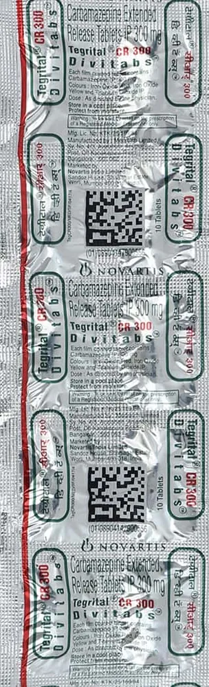 Tegrital Cr 300mg Strip Of 10 Tablets