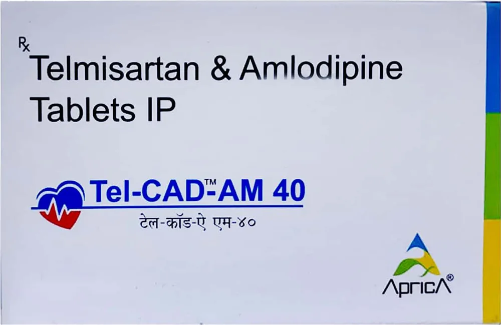Tel Cad Am 40mg Strip Of 15 Tablets