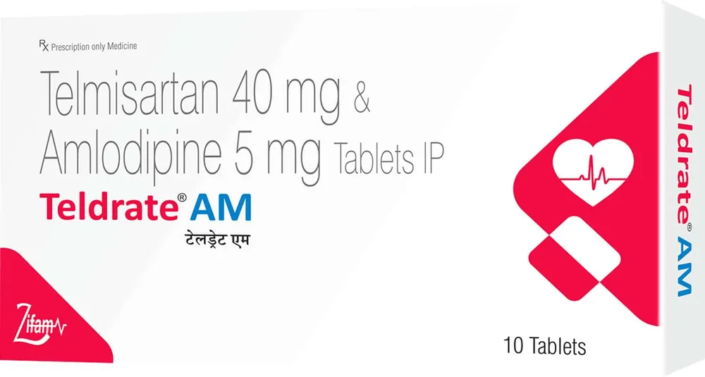 Teldrate Am 40/5mg Strip Of 10 Tablets