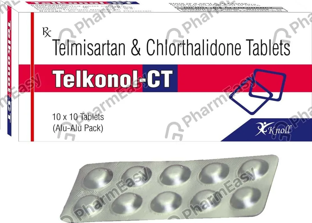 Telkonol Ct 40/12.5mg Strip Of 10 Tablets