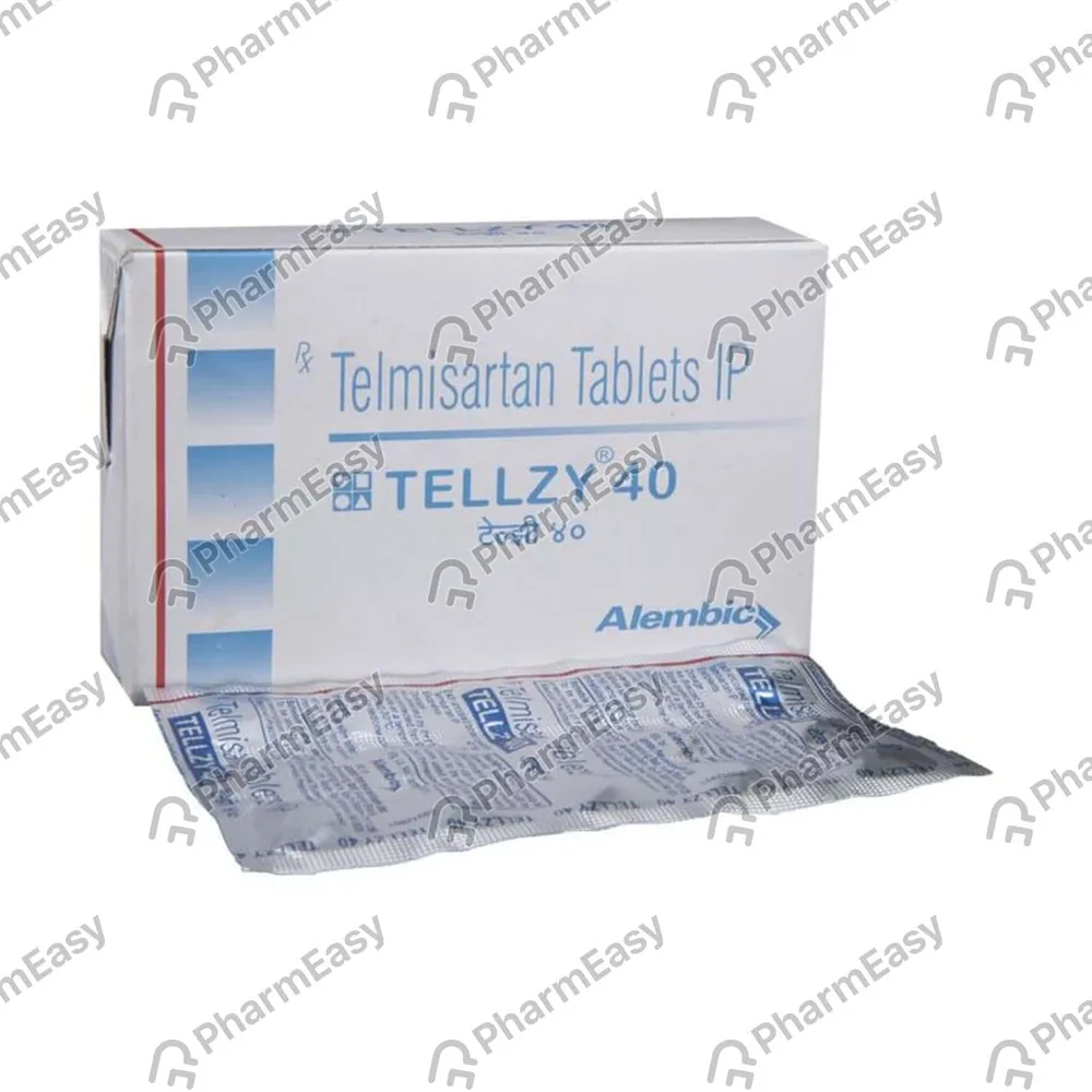 Tellzy 40mg Strip Of 10 Tablets