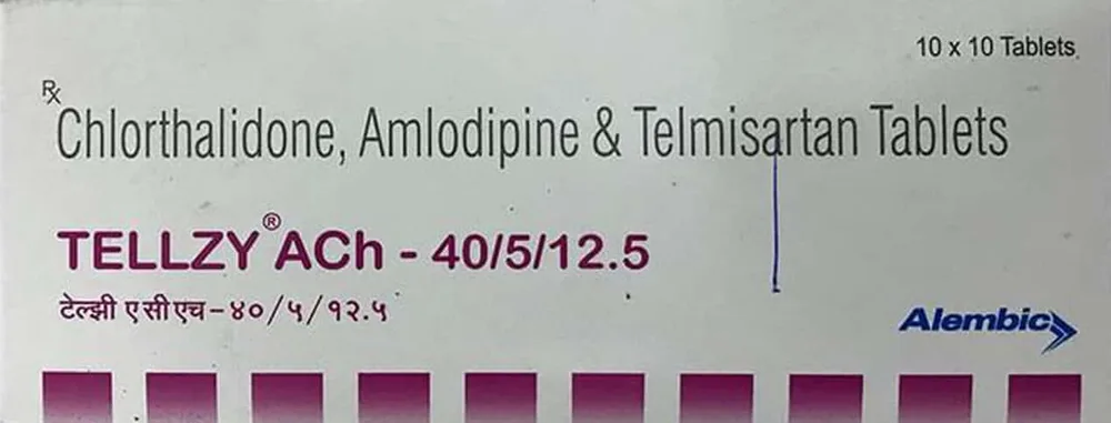 Tellzy Ach 40/5/12.5mg Strip Of 10 Tablets