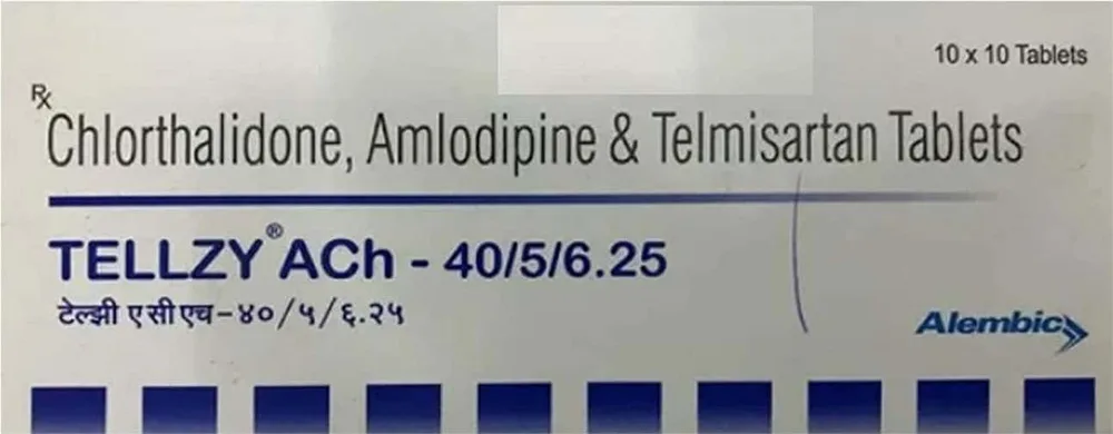 Tellzy Ach 40/5/6.25mg Strip Of 10 Tablets