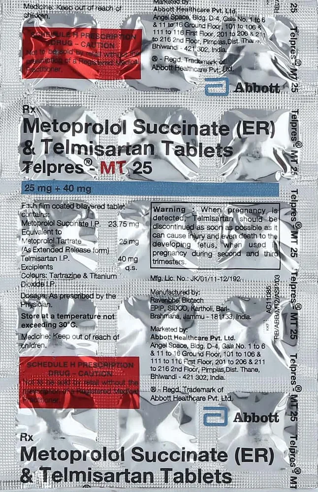 Telpres Mt 25mg Strip Of 15 Tablets