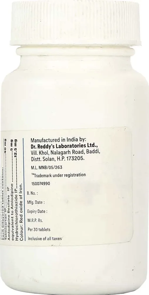 Telsartan Trio Bottle Of 30 Tablets